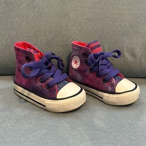 Size 2 Baby Girl Converse All Star High Tops